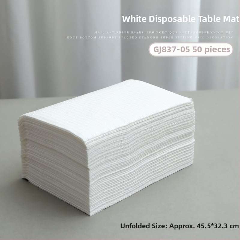 Jednokratna podloga za stol za manikuru, plastična, osnovno pakiranje, 1 kom, opće korištenje