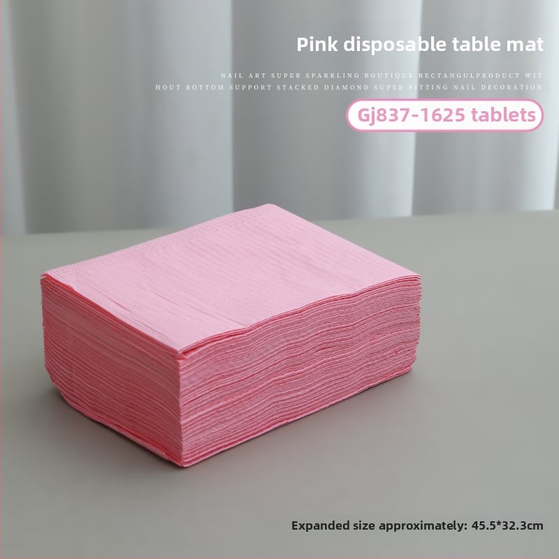 Jednokratna podloga za stol za manikuru, plastična, osnovno pakiranje, 1 kom, opće korištenje