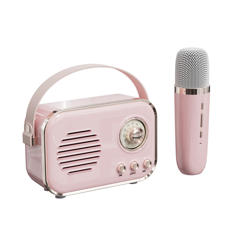 C20Plus Mikrofonski Bluetooth zvučnik za karaoke – Ugrađena baterija 1000–1200mAh, Bluetooth 5.1, 8W, raspon frekvencija 100Hz–20kHz, doseg 10m