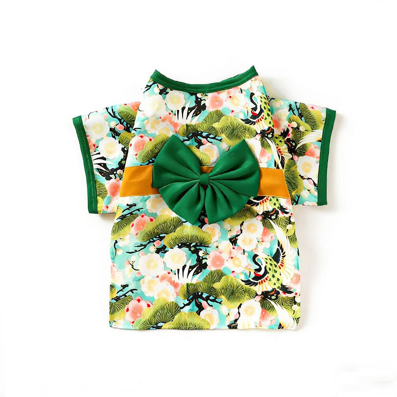 Kimono-stil suknja za mačke i male pse, poliester, za sve sezone