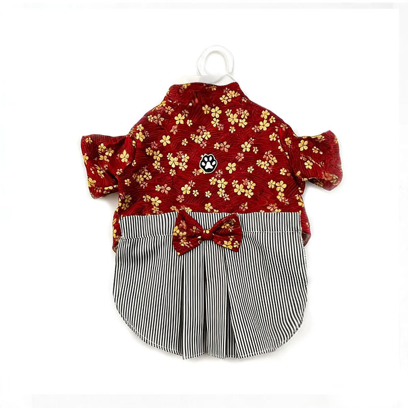 Kimono-stil suknja za mačke i male pse, poliester, za sve sezone