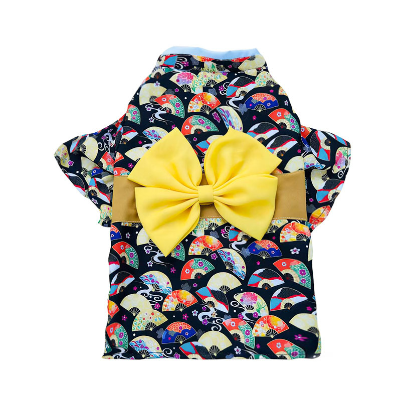 Kimono-stil suknja za mačke i male pse, poliester, za sve sezone