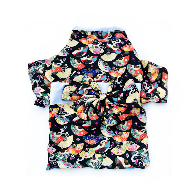 Kimono-stil suknja za mačke i male pse, poliester, za sve sezone