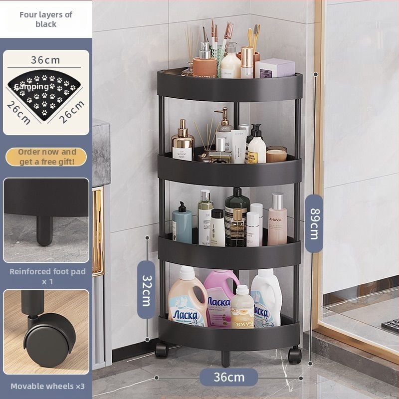 Kupaonski višefunkcionalni ormarić za skladištenje – plast, klasičan i moderan stil, EU CE certifikacija, Šifra proizvoda 1024699448