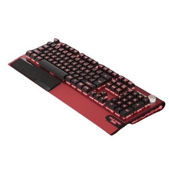 Tastatură mecanică K1000, 104 taste, conectare prin cablu, iluminare RGB, corp metalic, cablu de 1,5 m.