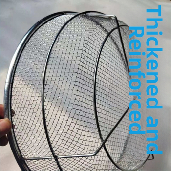 Sitko na múku, hrubo posilnené kruhové kovové sito, domáce použitie