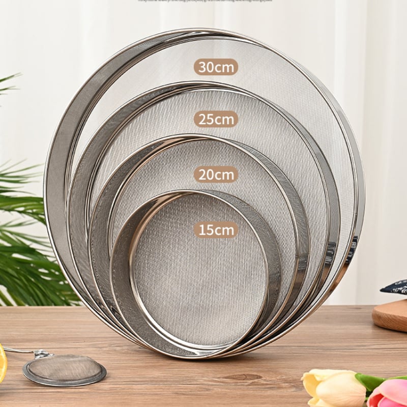 Κοσκινιστής αλευριού από ανοξείδωτο χάλυβα 304 με υπερλεπτό πλέγμα 40/60 για αρτοποιία