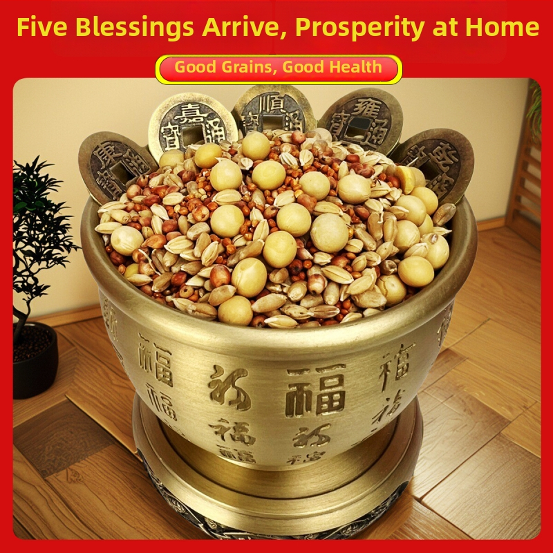 Κοσκινάκι αλευριού – Διακοσμητικό για ευημερία με πέντε κόκκους στο σπίτι, για τελετές εγκατάστασης, γάμου και μετακόμισης (με κελύφη); Μάρκα: Άλλο; Εισαγωγή: Όχι; Στυλ: Άλλο; Κατηγορία: Κοσκινάκι αλευριού