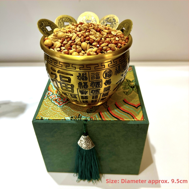 Κοσκινάκι αλευριού – Διακοσμητικό για ευημερία με πέντε κόκκους στο σπίτι, για τελετές εγκατάστασης, γάμου και μετακόμισης (με κελύφη); Μάρκα: Άλλο; Εισαγωγή: Όχι; Στυλ: Άλλο; Κατηγορία: Κοσκινάκι αλευριού