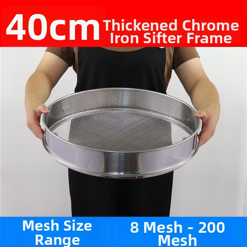 Sitko na múku z nerezovej ocele 304 s jemnou sieťou, vhodné pre múku, ryžu, sezam a sójové mlieko