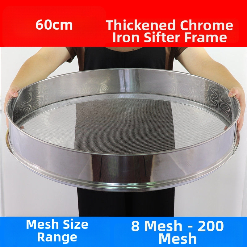 Sitko na múku z nerezovej ocele 304 s jemnou sieťou, vhodné pre múku, ryžu, sezam a sójové mlieko