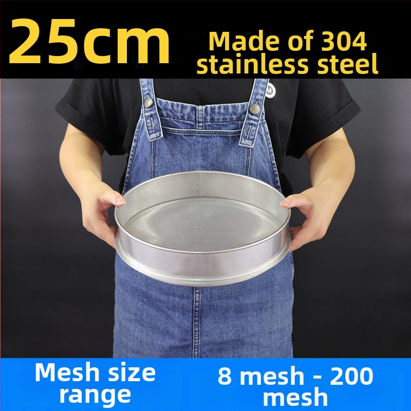 Sitko na múku z nerezovej ocele 304 s jemnou sieťou, vhodné pre múku, ryžu, sezam a sójové mlieko