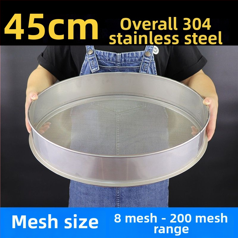 Sitko na múku z nerezovej ocele 304 s jemnou sieťou, vhodné pre múku, ryžu, sezam a sójové mlieko