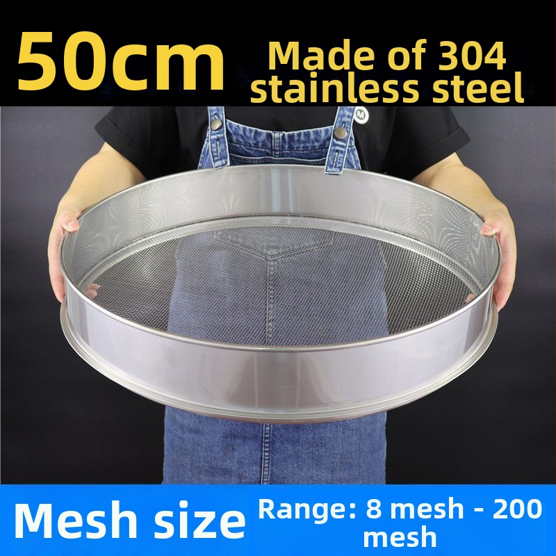 Sitko na múku z nerezovej ocele 304 s jemnou sieťou, vhodné pre múku, ryžu, sezam a sójové mlieko