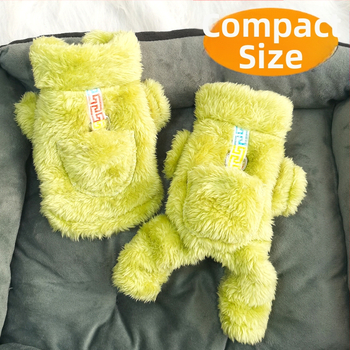Plišano odijevanje za ultra male pse i mačke za jesen-zimu; male četveronožne odjevne komade, toplo i debelo.