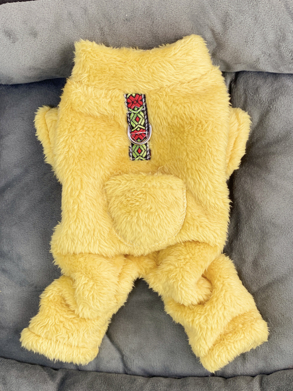 Poliesterska odjeća za kućne ljubimce za jesen/zimu, pliš, topla, casual stil, Beggar cat