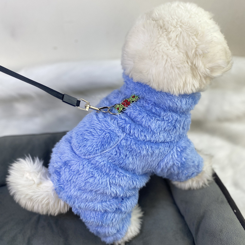 Poliesterska odjeća za kućne ljubimce za jesen/zimu, pliš, topla, casual stil, Beggar cat