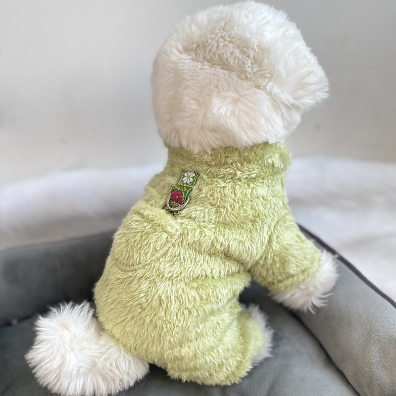 Poliesterska odjeća za kućne ljubimce za jesen/zimu, pliš, topla, casual stil, Beggar cat