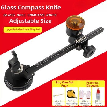 Ipari üveg körkörös nyílásvágó eszköz — körkivágó üveghez