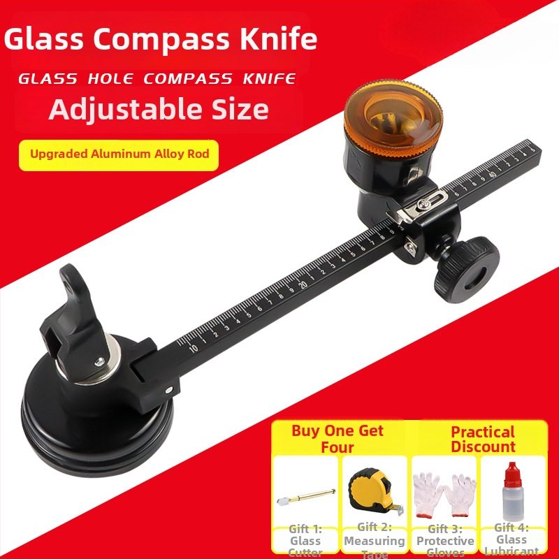 Ipari üveg körkörös nyílásvágó eszköz — körkivágó üveghez