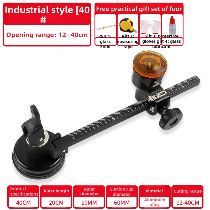 Ipari üveg körkörös nyílásvágó eszköz — körkivágó üveghez