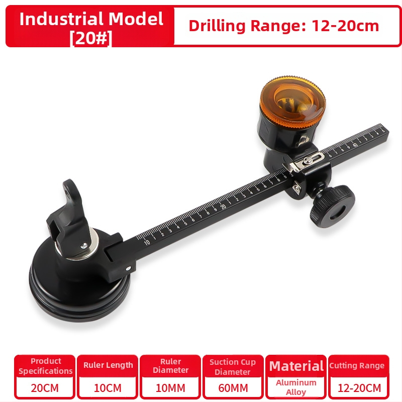 Ipari üveg körkörös nyílásvágó eszköz — körkivágó üveghez