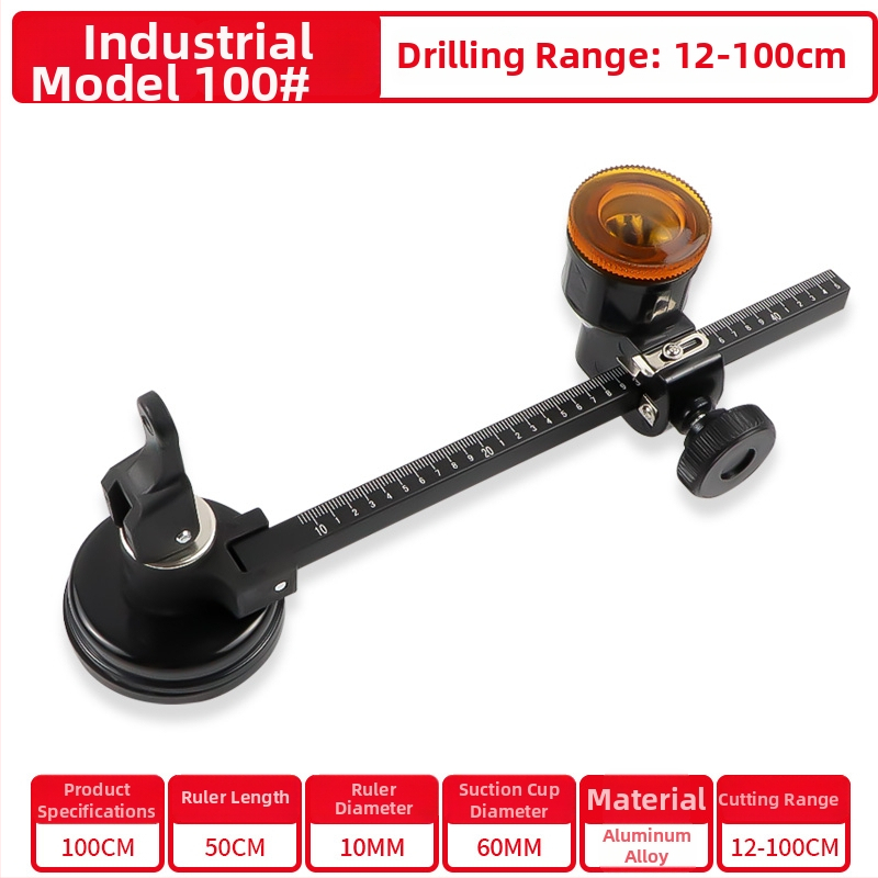 Ipari üveg körkörös nyílásvágó eszköz — körkivágó üveghez