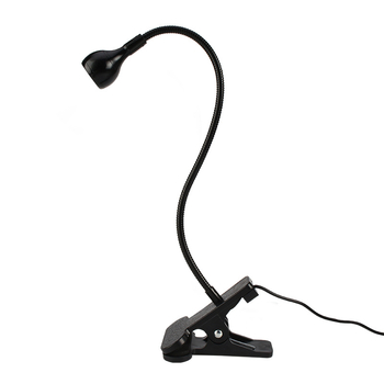 Stolna lampa za nokte s podesivim kutem, 3W visokoučinkovita UV lampa za sušenje gel lakova, s klipom