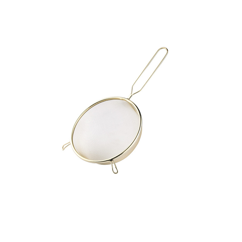 Sivă din oțel inoxidabil cu două urechi, plasă 30 mesh, filtru multipurpose pentru făină, lapte de soia și sucuri