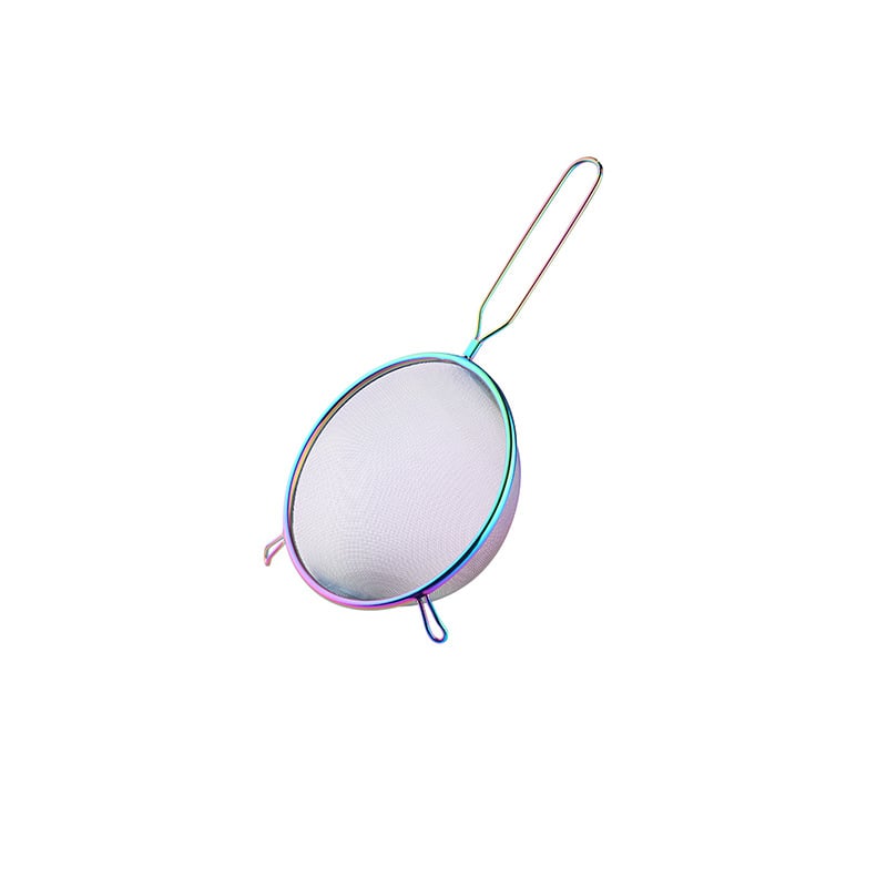 Sivă din oțel inoxidabil cu două urechi, plasă 30 mesh, filtru multipurpose pentru făină, lapte de soia și sucuri