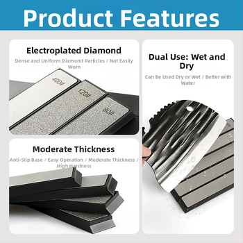 Диамантен шлифовъчен камък за заточване и полиране — за метал, керамични плочки, нефрит и стъкло; за гравиране на печати; фиксиран ъгъл; марка Chuanxing