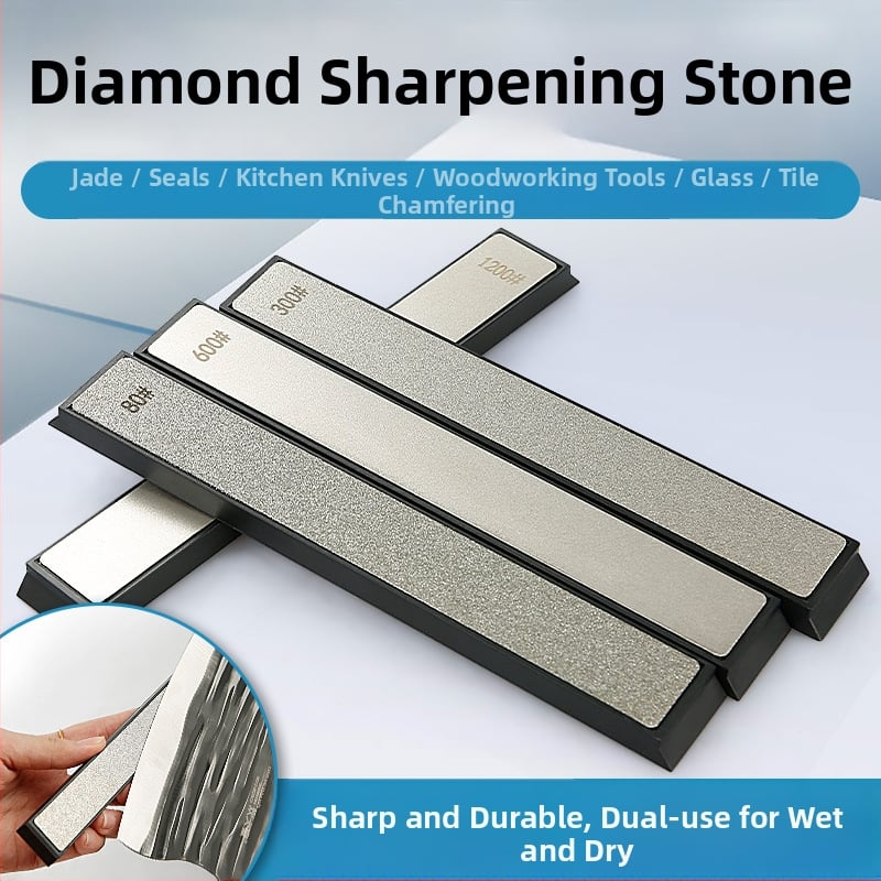 Диамантен шлифовъчен камък за заточване и полиране — за метал, керамични плочки, нефрит и стъкло; за гравиране на печати; фиксиран ъгъл; марка Chuanxing