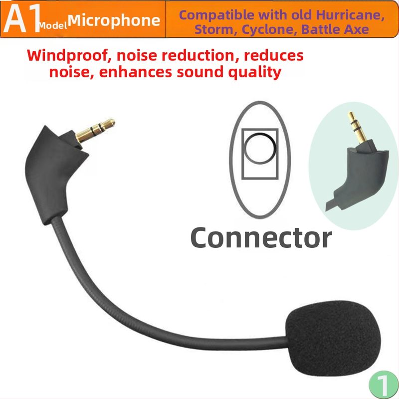 Herný mikrofón M1 – smerovanie typu pištoľ, rozsah 20 Hz–20 kHz, SNR < 60 dB, uvedené v roku 2023