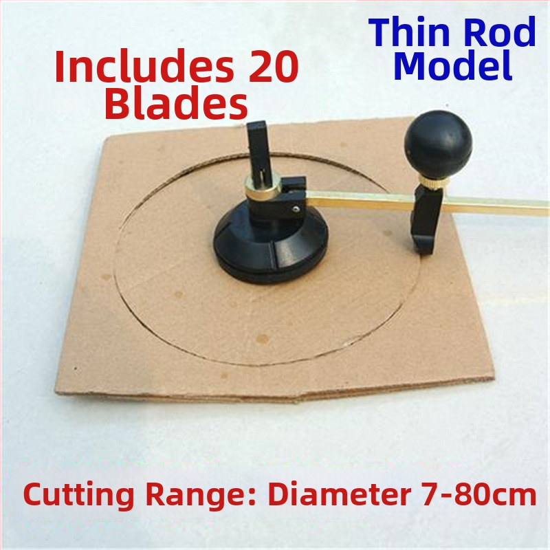 Körkörös vágó üveghez, kristálylemezekhez, kartonhoz és papírhoz – hagyományos üvegszerszám, nem importált