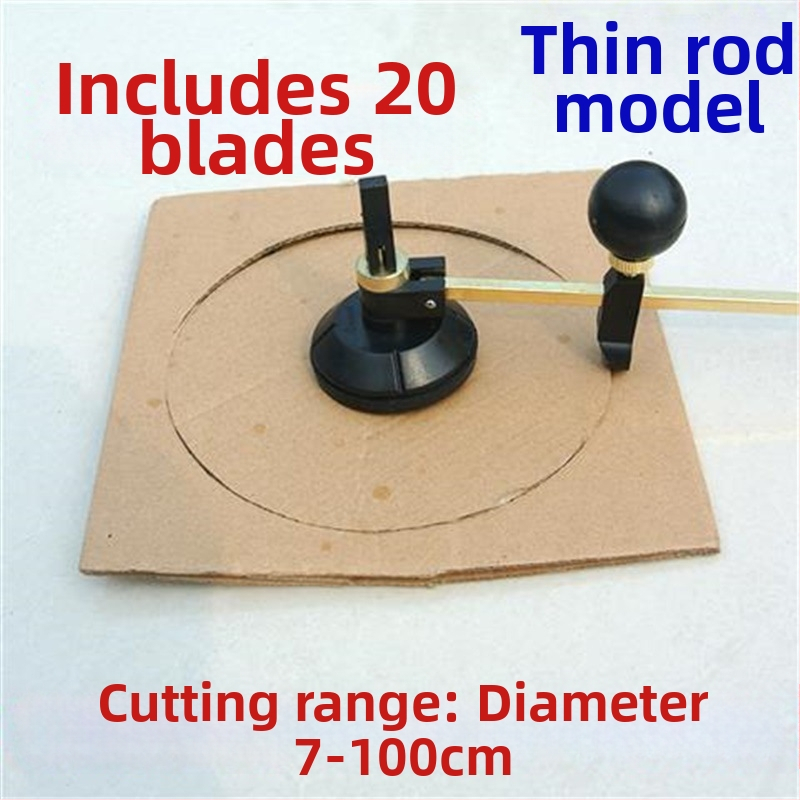 Körkörös vágó üveghez, kristálylemezekhez, kartonhoz és papírhoz – hagyományos üvegszerszám, nem importált