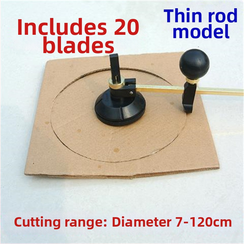 Körkörös vágó üveghez, kristálylemezekhez, kartonhoz és papírhoz – hagyományos üvegszerszám, nem importált