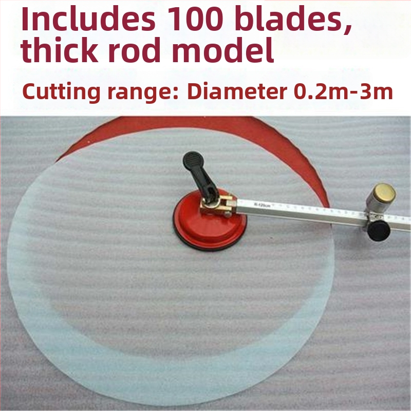 Körkörös vágó üveghez, kristálylemezekhez, kartonhoz és papírhoz – hagyományos üvegszerszám, nem importált