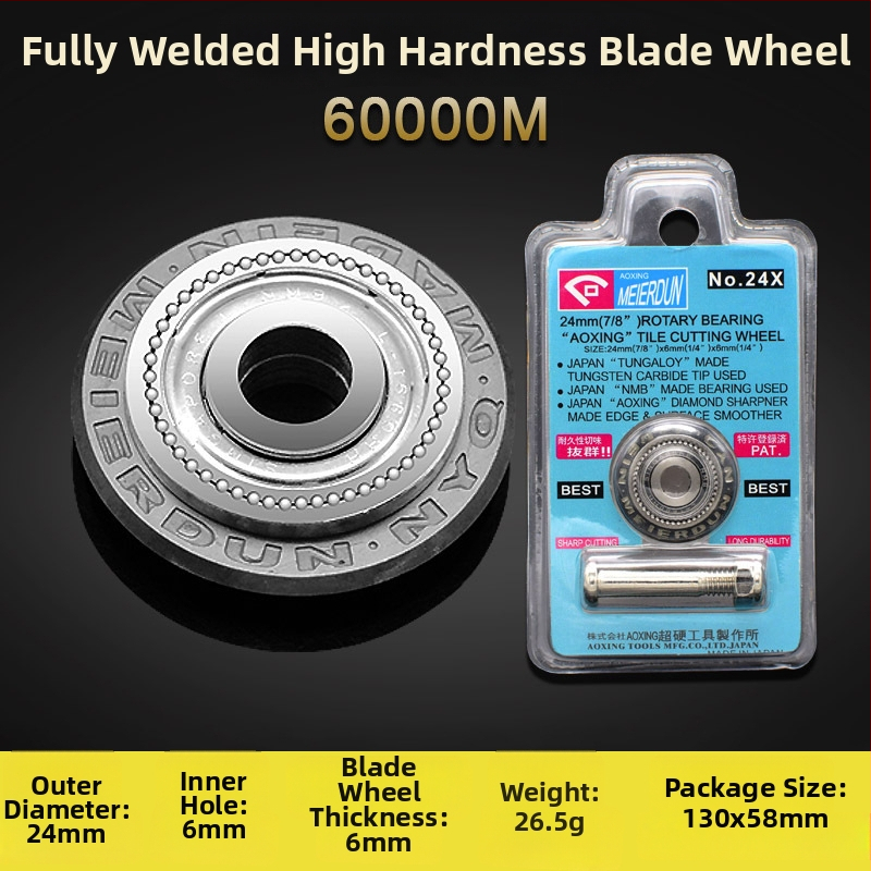 Kézi üvegvágó gép csempéző késküllővel, T-alakú ötvözet késküllő és kés tartozékok