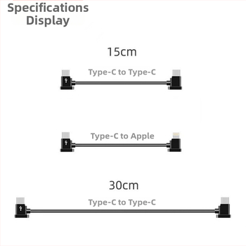 Drone USB-C spojovací kábel – Type-C rozhranie, neutrálna značka