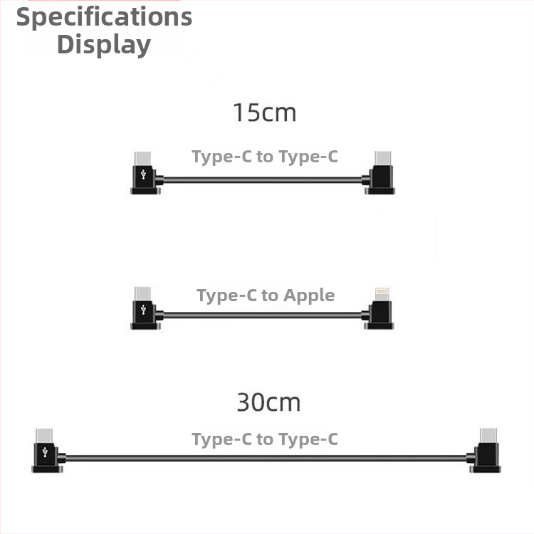 Drone USB-C spojovací kábel – Type-C rozhranie, neutrálna značka
