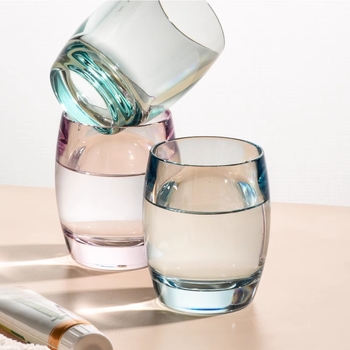 Čaša za čišćenje zubi, prozirna akrilna, debela, otporna na padanje, za parove (Materijal: Plastika; Specifikacije: PC za kontakt s hranom; Tisak loga: Da; Prilagođavanje: Da)