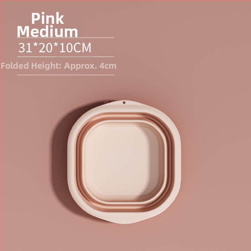 Zložená plastová umývacia misa pre domáce a cestovné použitie, ľahká 100–120 g, na pranie na internáte