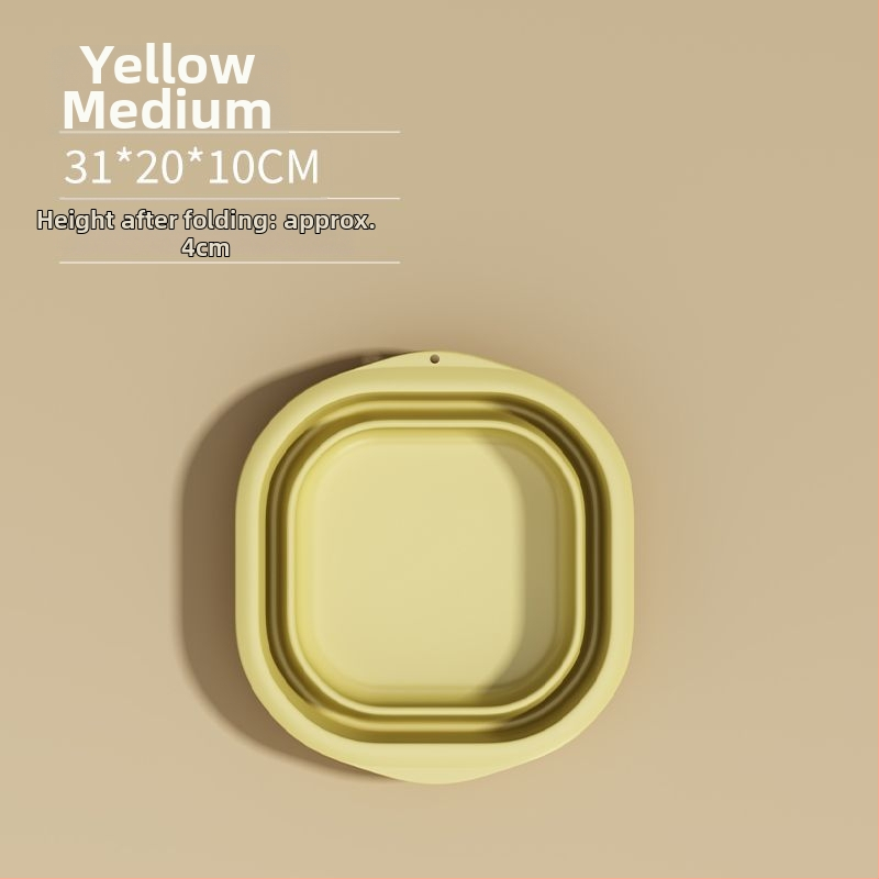 Zložená plastová umývacia misa pre domáce a cestovné použitie, ľahká 100–120 g, na pranie na internáte