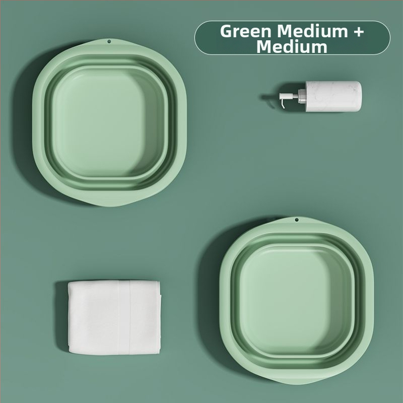 Zložená plastová umývacia misa pre domáce a cestovné použitie, ľahká 100–120 g, na pranie na internáte