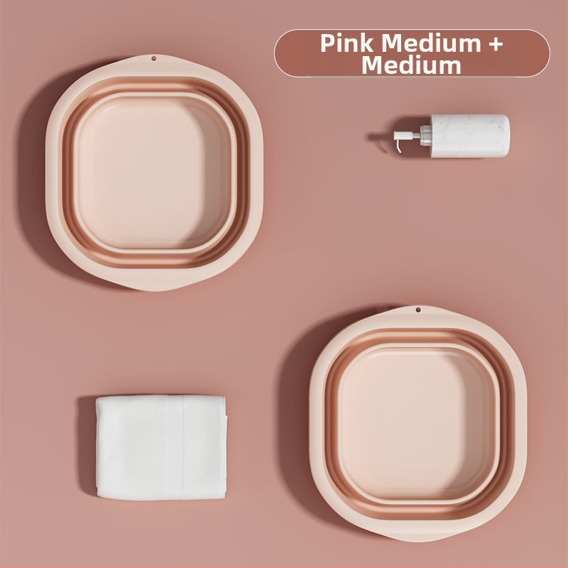 Zložená plastová umývacia misa pre domáce a cestovné použitie, ľahká 100–120 g, na pranie na internáte