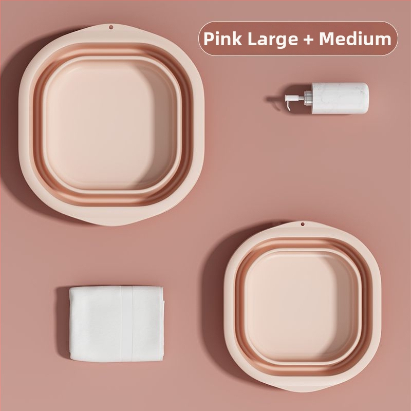 Zložená plastová umývacia misa pre domáce a cestovné použitie, ľahká 100–120 g, na pranie na internáte