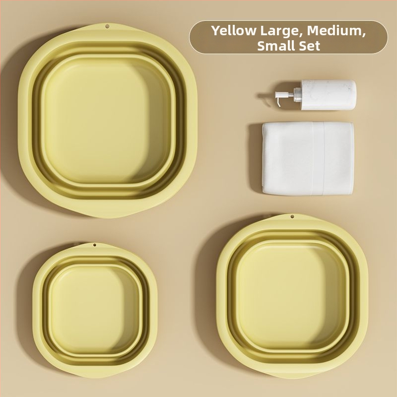 Zložená plastová umývacia misa pre domáce a cestovné použitie, ľahká 100–120 g, na pranie na internáte