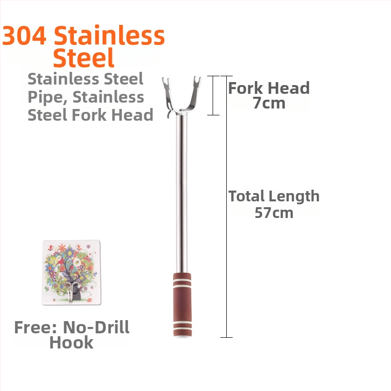 Nerezová oceľová tyč na sušenie oblečenia na balkóne; Materiál: nerezová oceľ; Kategória: vešiak na oblečenie; Aplikácia: balkón