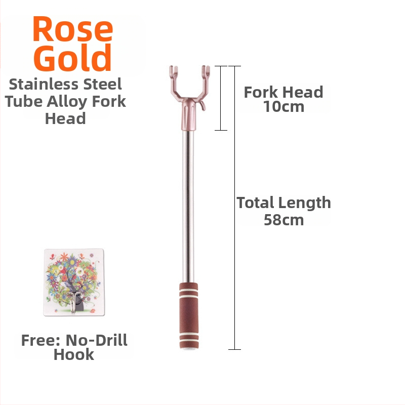 Nerezová oceľová tyč na sušenie oblečenia na balkóne; Materiál: nerezová oceľ; Kategória: vešiak na oblečenie; Aplikácia: balkón