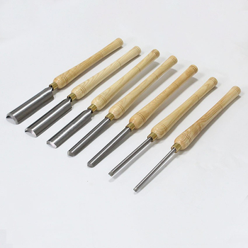 YIBEI Faipari forgácsoló eszköz Ash wood fogantyúval, félkör alakú penge, HSS